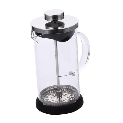 CLISPEED Edelstahl Kaffeepresse Hitzebeständig mit Messskala Langlebiger Presskanne für Kaffee und Tee Einfach zu Reinigen Hitzeresistente Kaffeekanne für Präzise Wasserzugabe CLISPEED Edelstahl Kaffeepresse Hitzebeständig mit Messskala Langlebiger Presskanne für Kaffee und Tee Einfach zu Reinigen Hitzeresistente Kaffeekanne für Präzise Wasserzugabe von CLISPEED
