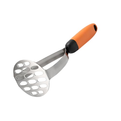 CLISPEED Edelstahl Kartoffelstampfer mit Ergonomischem Griff Kreativer Hand masher für Kartoffeln Süßkartoffeln und Gemüse Einfach zu Reinigen Praktisches Küchenwerkzeug in Orange für CLISPEED Edelstahl Kartoffelstampfer mit Ergonomischem Griff Kreativer Hand masher für Kartoffeln Süßkartoffeln und Gemüse Einfach zu Reinigen Praktisches Küchenwerkzeug in Orange für von CLISPEED
