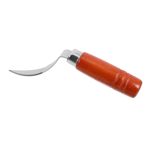 CLISPEED Edelstahl Kokosnussöffner mit Holzgriff Kokosnussmesser und Fleischschaber Ergonomisches Kokosnuss Werkzeug für Einfache Öffnung und Fleischentfernung Küche CLISPEED Edelstahl Kokosnussöffner mit Holzgriff Kokosnussmesser und Fleischschaber Ergonomisches Kokosnuss Werkzeug für Einfache Öffnung und Fleischentfernung Küche von CLISPEED