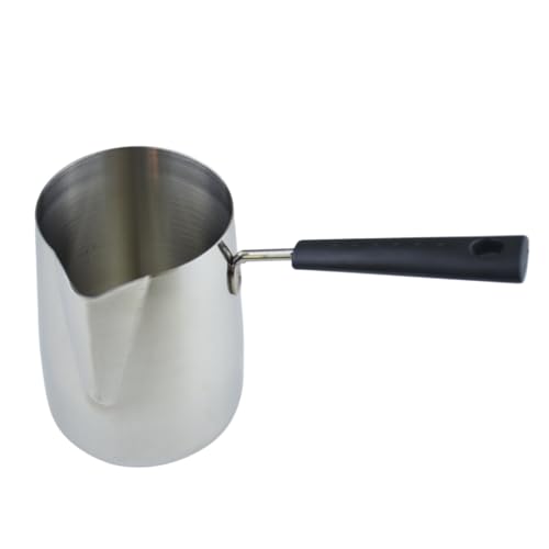 CLISPEED Edelstahl Milchkännchen Langlebiger Milchaufschäumer mit Ergonomischem Griff Schlanker Zulaufender Ausgießer für Präzises Gießen für Espresso Cappuccino und Latte Art Zuhause CLISPEED Edelstahl Milchkännchen Langlebiger Milchaufschäumer mit Ergonomischem Griff Schlanker Zulaufender Ausgießer für Präzises Gießen für Espresso Cappuccino und Latte Art Zuhause von CLISPEED