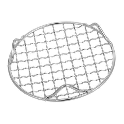 CLISPEED Edelstahl Rundes Airfryer Grillrost mit Stabilen Beinen Kompatibel mit Elektro keramikherden Vielseitig zum Backen und Grillen Hitzebeständig und Rutschfest CLISPEED Edelstahl Rundes Airfryer Grillrost mit Stabilen Beinen Kompatibel mit Elektro keramikherden Vielseitig zum Backen und Grillen Hitzebeständig und Rutschfest von CLISPEED