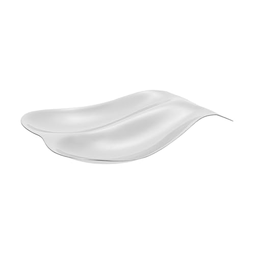 CLISPEED Edelstahl Suppenkellenhalter Rostfrei Stabiler Löffelablage Küchenutensilienhalter mit Breiter Ablagefläche für Kochlöffel und Schöpflöffel Spülmaschinenfest Robust von CLISPEED