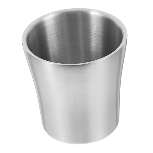 CLISPEED Edelstahl Trinkbecher Einlagig Ergonomisch Geformt Komfortabler Griff Langlebiger Metallbecher Robust für Badezimmer Camping Reise und Party Geeignet CLISPEED Edelstahl Trinkbecher Einlagig Ergonomisch Geformt Komfortabler Griff Langlebiger Metallbecher Robust für Badezimmer Camping Reise und Party Geeignet von CLISPEED