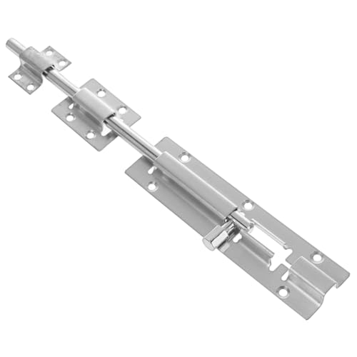 CLISPEED Edelstahl Türschieber Schwerer Bolzenriegel mit Antidiebstahl Funktion Tür und Fenstersicherung Robuster Schiebetürverschluss für Haus Büro Tor Einfache Montage CLISPEED Edelstahl Türschieber Schwerer Bolzenriegel mit Antidiebstahl Funktion Tür und Fenstersicherung Robuster Schiebetürverschluss für Haus Büro Tor Einfache Montage von CLISPEED