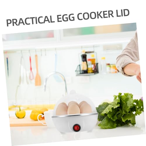 CLISPEED Eierkocher Deckel Transparent Hitzebeständig Ersatzabdeckung Vielseitig Dicht Für Verschiedene Eierkocher Küchenzubehör von CLISPEED
