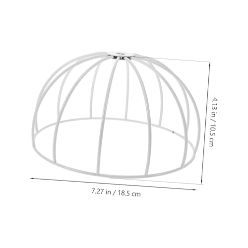 CLISPEED Eisen Lampenschirm Halterung DIY Lampenschirmrahmen Stabil Langlebig für Tischlampen Kronleuchter Vielseitig Einsetzbar Handgefertigt Höhe Weiß CLISPEED Eisen Lampenschirm Halterung DIY Lampenschirmrahmen Stabil Langlebig für Tischlampen Kronleuchter Vielseitig Einsetzbar Handgefertigt Höhe Weiß von CLISPEED