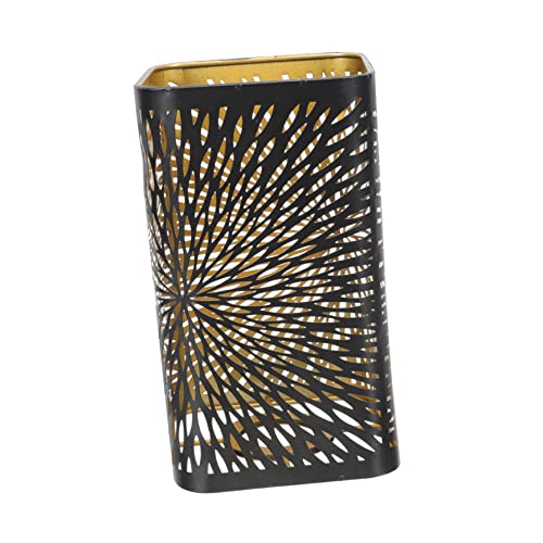CLISPEED Eisenlampenschirm Hohles Geschnitztes Design für Tisch und Nachttischlampen Elegante Lampenabdeckung für Wohnzimmer Schlafzimmer Esszimmer und von CLISPEED