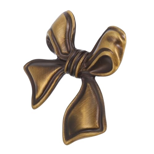CLISPEED Eleganten Bow Knöpfen Kupfer für Schränke Dekorative Möbelknöpfe mit Schleifen Design für Kommoden Schränke und von CLISPEED