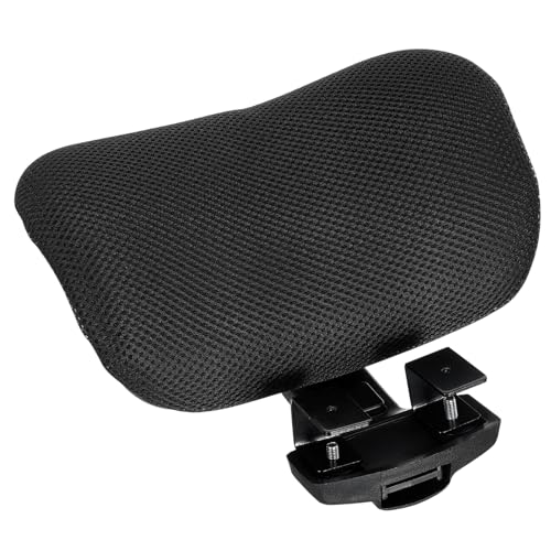 CLISPEED Ergonomische Bürostuhl Kopfstütze Höhenverstellbar für Computerstuhl Nackenstütze mit Glatter Oberfläche und Praktischer Montage für Büro und Home Office von CLISPEED