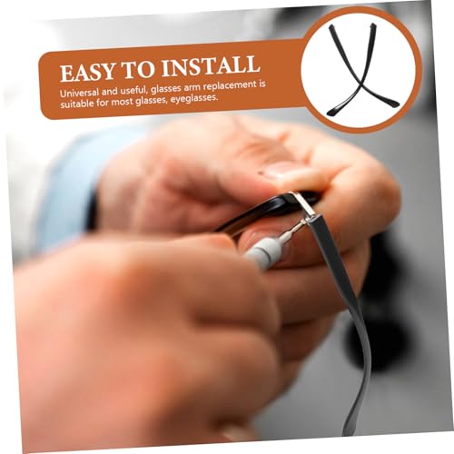 CLISPEED Ersatz Brillenbügel Metall Breit Gläser Bügelbeine Material Leicht Komfortabel Modisch Für Herren Damen Brillenreparatur Zubehör CLISPEED Ersatz Brillenbügel Metall Breit Gläser Bügelbeine Material Leicht Komfortabel Modisch Für Herren Damen Brillenreparatur Zubehör von CLISPEED