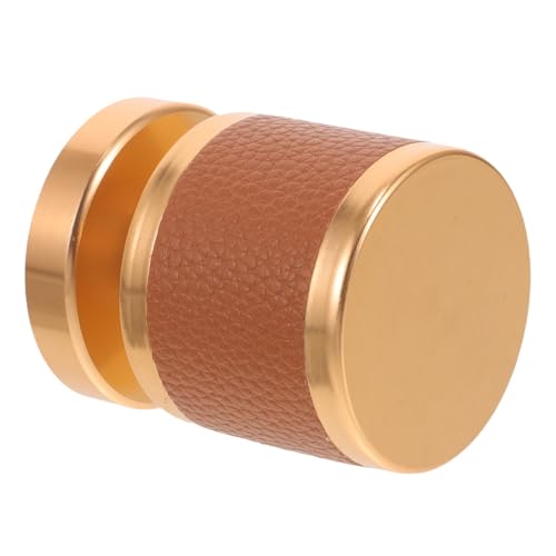 CLISPEED Europäischer Luxus Deadbolt Türgriff mit Lederstruktur Verdeckter Kugelförmiger Einseitiger Riegelschlossgriff Platzsparend Langlebig Dekorativ für Schlafzimmer und Tv wand von CLISPEED