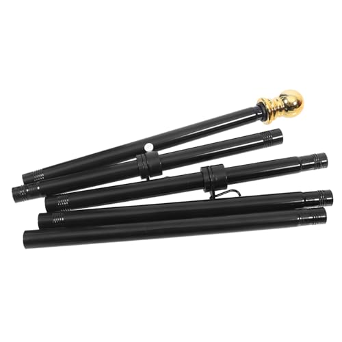 CLISPEED Fahnenmast mit Segmenten Wetterfester Drehbarer Haus und Balkon Flaggenhalter für Außenbereich Rostfrei Stabile Konstruktion Einfache CLISPEED Fahnenmast mit Segmenten Wetterfester Drehbarer Haus und Balkon Flaggenhalter für Außenbereich Rostfrei Stabile Konstruktion Einfache von CLISPEED