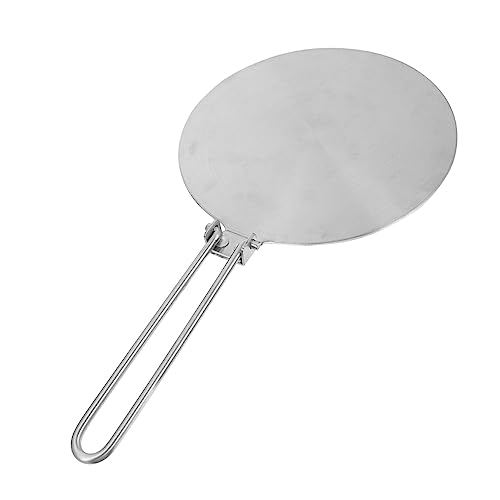 CLISPEED Faltbare Induktionskochplatte aus Edelstahl Hitzeleitende Scheibe für Gas und Elektroherde Geeignet für Eisen und Keramikgeschirr von CLISPEED