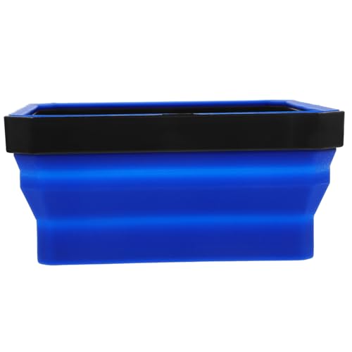 CLISPEED Faltbare Magnetische Silikon Schale Tragbare Kleine Aufbewahrungsschale für Schrauben und Kleinteile Robustes Magnetisches Werkzeug Organizer Tablett Platzsparend Blau von CLISPEED