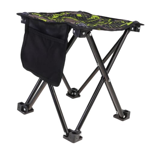 CLISPEED Faltbarer Angelstuhl Campinghocker Klappstuhl Tragbarer Outdoor Sitz für Angeln Wandern Reisen Grün Camouflage Robust Leicht Multifunktional CLISPEED Faltbarer Angelstuhl Campinghocker Klappstuhl Tragbarer Outdoor Sitz für Angeln Wandern Reisen Grün Camouflage Robust Leicht Multifunktional von CLISPEED