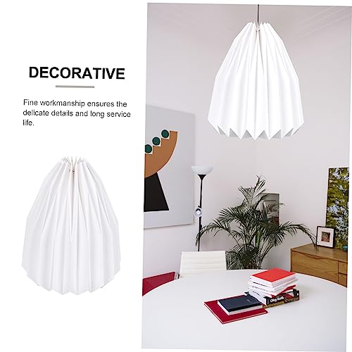 CLISPEED Faltbarer Papierlampenschirm Origami Design Warmes Licht Hängelampe Lampenschirm für Wohn Esszimmer Kreative Papierlaterne Moderne Innenbeleuchtung CLISPEED Faltbarer Papierlampenschirm Origami Design Warmes Licht Hängelampe Lampenschirm für Wohn Esszimmer Kreative Papierlaterne Moderne Innenbeleuchtung von CLISPEED