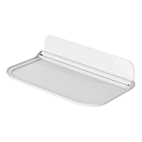 CLISPEED Faltbares Wandregal Aufbewahrungsboard für Badezimmer und Wohnräume zur Ordnung von Kleinigkeiten HIPS Material Leicht und Platzsparend Design von CLISPEED