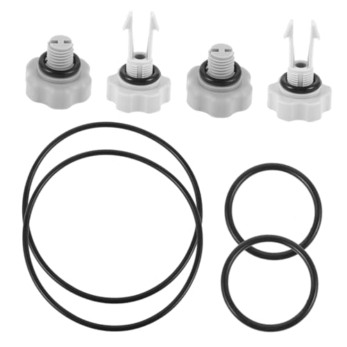 CLISPEED Filterdichtungsring Teilig PVC O Ringe für Pool Filterpumpe Ersatzteil Dichtung Langlebig für Sandfilteranlage Poolpumpen Wartung von CLISPEED