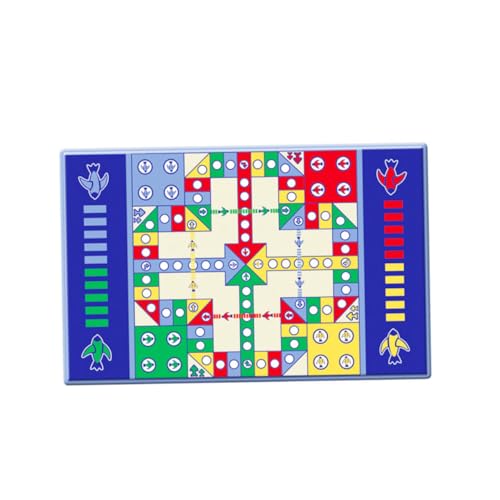 CLISPEED Fliegendes Schach Spielmatte Krabbeldecke mit Matte Figuren und Würfel Eltern Junge Mädchen Spiel Party Reisespiel Teppich Zufälliges Ecken Design CLISPEED Fliegendes Schach Spielmatte Krabbeldecke mit Matte Figuren und Würfel Eltern Junge Mädchen Spiel Party Reisespiel Teppich Zufälliges Ecken Design von CLISPEED