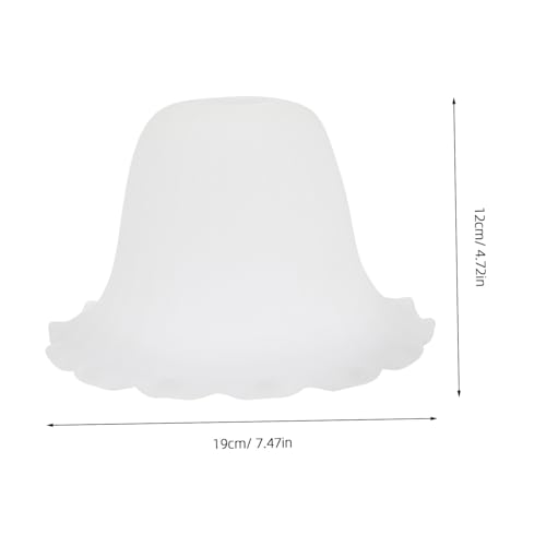 CLISPEED Frosted Glas Lampenschirm mit Floralem Muster Stabile Deckenleuchte Abdeckung Einfache Montage Dekorativer Lampenschirm für Wohnzimmer und Schlafzimmer Stilvolle Beleuchtung CLISPEED Frosted Glas Lampenschirm mit Floralem Muster Stabile Deckenleuchte Abdeckung Einfache Montage Dekorativer Lampenschirm für Wohnzimmer und Schlafzimmer Stilvolle Beleuchtung von CLISPEED