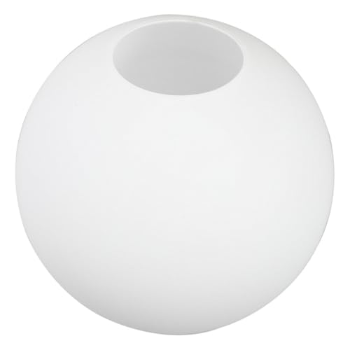 CLISPEED Frostglas Lampenschirm Kugel Ø mit Öffnung Ersatzglas Lampenglas für Pendelleuchte Deckenlampe Sanftes Warmes Licht Einfache Montage Mattiertes Glas für Wohnzimmer Schlafzimmer von CLISPEED