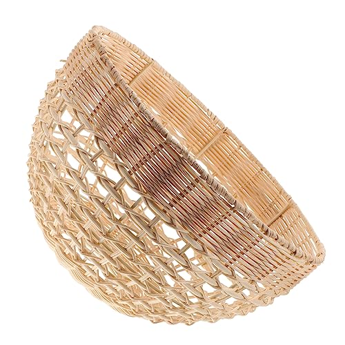 CLISPEED Geflochtener Rattan Lampenschirm Vintage Stil Langlebige Pendelleuchte Lichtabdeckung für Schlafzimmer Wohnzimmer Esszimmer Natürlicher Weidenkorb Kronleuchter Schirm CLISPEED Geflochtener Rattan Lampenschirm Vintage Stil Langlebige Pendelleuchte Lichtabdeckung für Schlafzimmer Wohnzimmer Esszimmer Natürlicher Weidenkorb Kronleuchter Schirm von CLISPEED