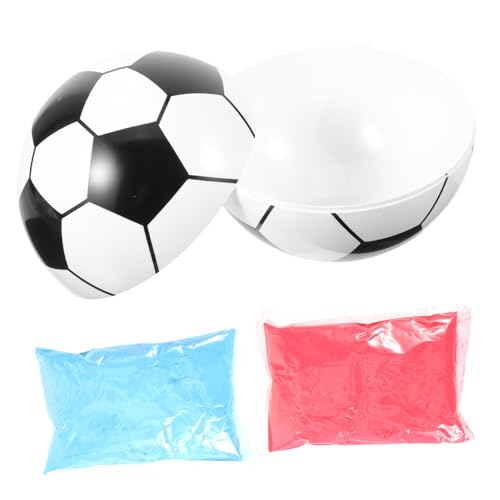 CLISPEED Gender Reveal Football mit Farbpulver DIY Partydeko für Jungen oder Mädchen Fußball Motiv für Babypartys und Geburtstagsfeiern Einfache Anwendung Unvergessliches Highlight von CLISPEED