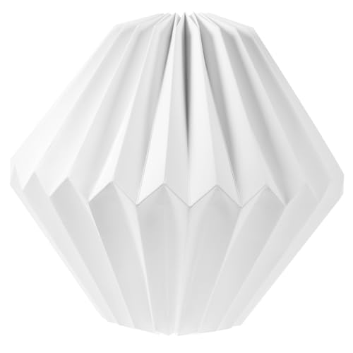 CLISPEED Geometrischer Lampenschirm Origami Stil Hängelampe mit Glatter Oberfläche Handgefertigter Multifunktionaler Lampenschirm Weiches Licht für Wohnzimmer und Dekorative Lichtabdeckung von CLISPEED