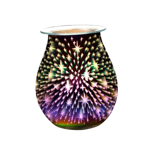 CLISPEED Glas Aromatherapie Duftlampe Elektrischer Aroma Diffuser mit Farbwechsel LED Licht Stilvoller Luftbefeuchter Duftständer für Zuhause und Schlafzimmer CLISPEED Glas Aromatherapie Duftlampe Elektrischer Aroma Diffuser mit Farbwechsel LED Licht Stilvoller Luftbefeuchter Duftständer für Zuhause und Schlafzimmer von CLISPEED