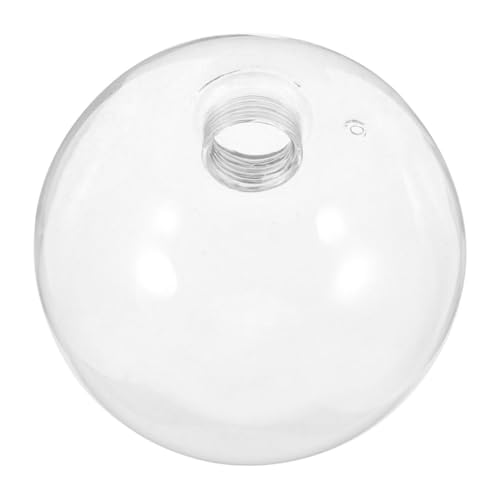 CLISPEED Glas Lampenschirm Rund Klarglas Kugel Lampenabdeckung Ersatz für Deckenleuchte Badventilator Lichtabdeckung Wohn Gewerberaum von CLISPEED