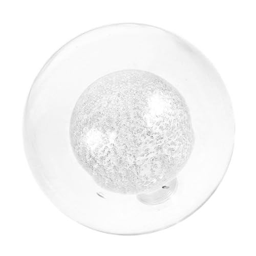 CLISPEED Glaskugel Lampenschirm Glas Ersatz Ersatzkugel für Nachttischlampen Wandlampen Mattiert Transparent Sicherheitskanten Langlebig und Elegant von CLISPEED