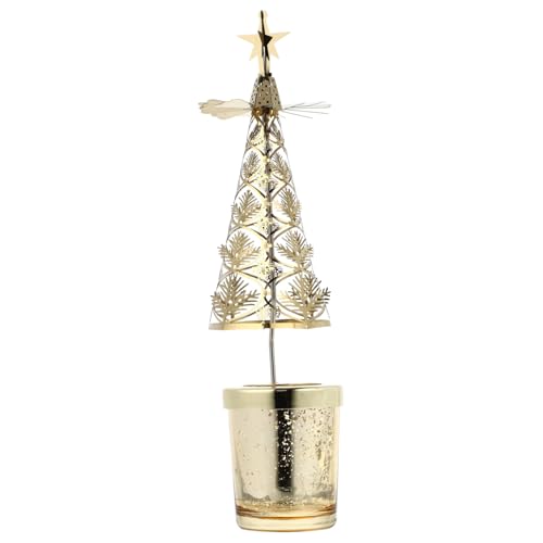 CLISPEED Goldener Weihnachtskerzenhalter aus Robustem Drehbarer Teelichtständer mit Festem Stand Dekorative Tischdekoration für Festliche Weihnachtsfeiern und Partys CLISPEED Goldener Weihnachtskerzenhalter aus Robustem Drehbarer Teelichtständer mit Festem Stand Dekorative Tischdekoration für Festliche Weihnachtsfeiern und Partys von CLISPEED