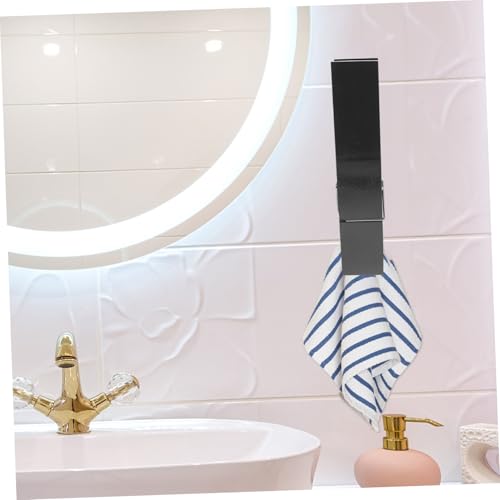 CLISPEED Großer Holz wäscheklammer Handtuchhalter Badezimmer Wandmontage Grauer Holz kleiderhaken Robust Installieren Für Handtücher Mäntel Und Accessoires von CLISPEED