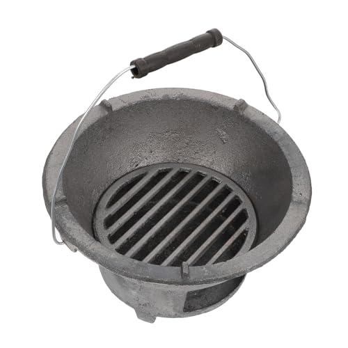 CLISPEED Gusseisen Bbq Grill für Außenbereich Tragbarer Grill für Camping Angeln und Robuster Holzkohlegrill aus Hochwertigem Material CLISPEED Gusseisen Bbq Grill für Außenbereich Tragbarer Grill für Camping Angeln und Robuster Holzkohlegrill aus Hochwertigem Material von CLISPEED