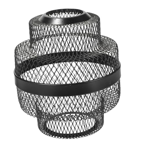 CLISPEED Hängelampe Lampenschirm aus Metall mit Hohlraum design Dekorative Pendelleuchte Abdeckung für Wohnzimmer Esszimmer Küche Retro Stil Schwarz CLISPEED Hängelampe Lampenschirm aus Metall mit Hohlraum design Dekorative Pendelleuchte Abdeckung für Wohnzimmer Esszimmer Küche Retro Stil Schwarz von CLISPEED
