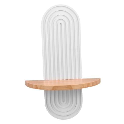 CLISPEED Hängeregal aus Minimalistisches Wandregal zur Blumenpräsentation und Aufbewahrung für Wohnzimmer und Schlafzimmer zu Installieren von CLISPEED
