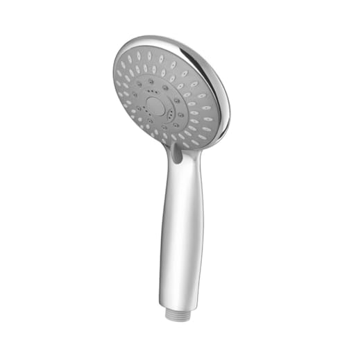 CLISPEED Handbrause Funktionen Einstellbar Silikondüsen Duschkopf Abs Weiß Wassersparend Massage Badezimmer Dusche von CLISPEED