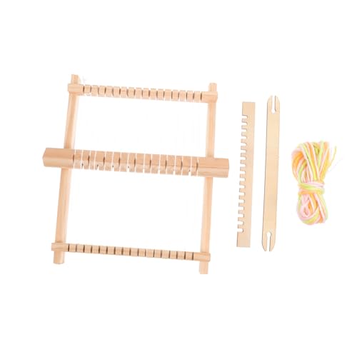 CLISPEED Handgefertigter DIY Webstuhl für Einfach zu Bedienen Sicher Fördert Kreativität Konzentration und Geduld Lernspielzeug für Junge Mädchen und Grundschüler CLISPEED Handgefertigter DIY Webstuhl für Einfach zu Bedienen Sicher Fördert Kreativität Konzentration und Geduld Lernspielzeug für Junge Mädchen und Grundschüler von CLISPEED