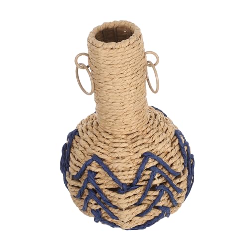 CLISPEED Handgefertigter Papierseil Deko Blumenkrug Rustikaler Blumengefäß für Getrocknete Pflanzen Stabiles Leichtes Tischmittelstück für Vielseitige und Eventdekorationen CLISPEED Handgefertigter Papierseil Deko Blumenkrug Rustikaler Blumengefäß für Getrocknete Pflanzen Stabiles Leichtes Tischmittelstück für Vielseitige und Eventdekorationen von CLISPEED