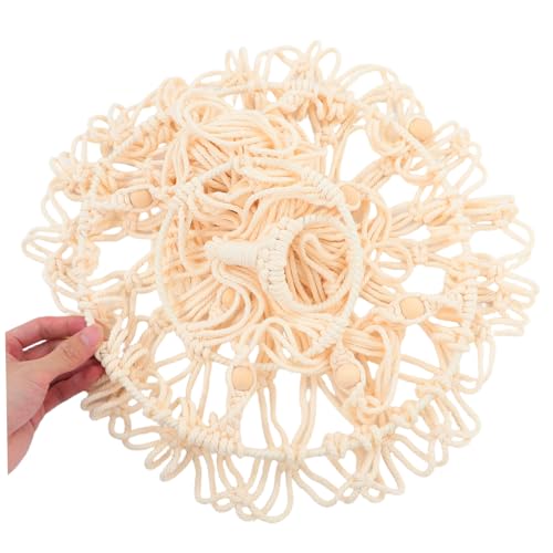 CLISPEED Gewebter Katzenkorb Aus Baumwollseil Hängendes Katzenbett Im Boho-Stil Haustiernest Mit Verbesserter Luftzirkulation Für Gemütlichen Rückzugsort CLISPEED Gewebter Katzenkorb Aus Baumwollseil Hängendes Katzenbett Im Boho-Stil Haustiernest Mit Verbesserter Luftzirkulation Für Gemütlichen Rückzugsort von CLISPEED