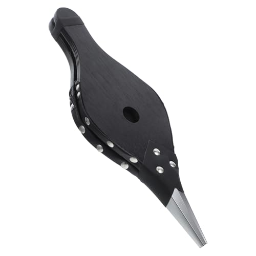 CLISPEED Handkurbel Bbq Blower aus Edelstahl und Holz Manueller Grillluftgebläse für Schnelles Anzünden von Holzkohle Tragbar und Langlebig für Outdoor Grillen und Camping von CLISPEED