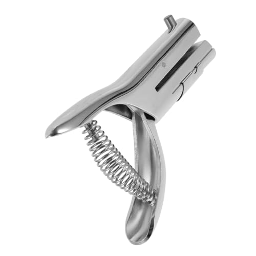 CLISPEED Haushalts Locher Für Id Karten Tragbarer 6mm Papierstanzer Aus Edelstahl Bastel Locher Für Büro Und Selbstgemacht Projekte Einfach Zu Bedienen Kompakt Und Langlebig von CLISPEED