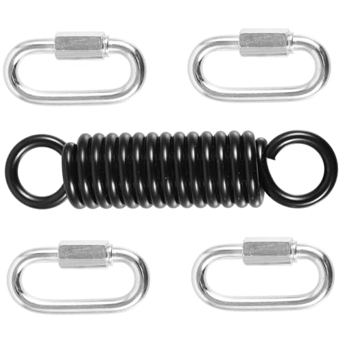 CLISPEED Heavy Duty Metall Hängesessel Set mit Drehfunktion Geräuscharm Vibrationsdämpfend Inklusive Verbindungshaken Belastbar für Hängesessel Gartenschaukel und Sandsack Langlebig und CLISPEED Heavy Duty Metall Hängesessel Set mit Drehfunktion Geräuscharm Vibrationsdämpfend Inklusive Verbindungshaken Belastbar für Hängesessel Gartenschaukel und Sandsack Langlebig und von CLISPEED