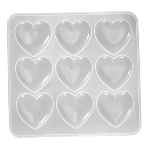 CLISPEED Herzform Silikonform DIY Schmuck Gießform Langlebig für Kuchen Seife Eiswürfel Pudding Schokolade Handmade Basteln Geschenk CLISPEED Herzform Silikonform DIY Schmuck Gießform Langlebig für Kuchen Seife Eiswürfel Pudding Schokolade Handmade Basteln Geschenk von CLISPEED