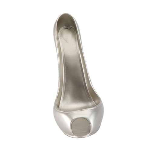 CLISPEED High Heel Weinflaschenhalter Champagnerfarbe Eleganter Flaschenständer für Heimdekoration Bar oder Wohnzimmer Dekorativer Weinregal von CLISPEED