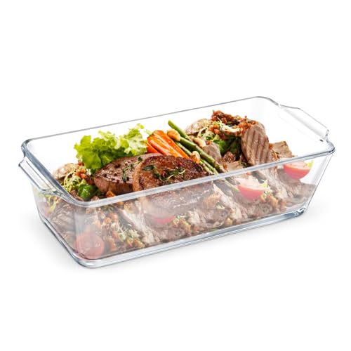 CLISPEED Hitzebeständiger Bratform Backofenfest Großes Fassungsvermögen Rechteckige Auflaufform Für Brot Casseroles Backen Und Servieren CLISPEED Hitzebeständiger Bratform Backofenfest Großes Fassungsvermögen Rechteckige Auflaufform Für Brot Casseroles Backen Und Servieren von CLISPEED