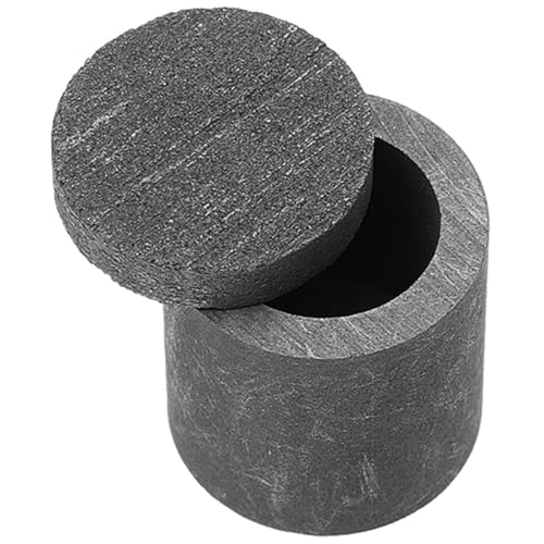 CLISPEED Hochreiner Graphit Tiegel mit Deckel Schmelztiegel für Metallgießen Schmelzen Raffinieren von Gold Silber Kupfer Labor und Heimgebrauch CLISPEED Hochreiner Graphit Tiegel mit Deckel Schmelztiegel für Metallgießen Schmelzen Raffinieren von Gold Silber Kupfer Labor und Heimgebrauch von CLISPEED