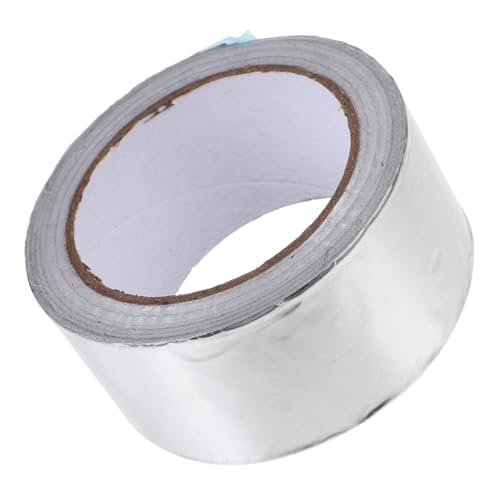 CLISPEED Hochtemperaturbeständiges Aluminiumfolie Dichtband Wasserdichtes Rohrisolierung Klebeband Einseitig Leitfähig Wärmedämmendes Reparaturband für Heizungsrohre und Pipeline CLISPEED Hochtemperaturbeständiges Aluminiumfolie Dichtband Wasserdichtes Rohrisolierung Klebeband Einseitig Leitfähig Wärmedämmendes Reparaturband für Heizungsrohre und Pipeline von CLISPEED
