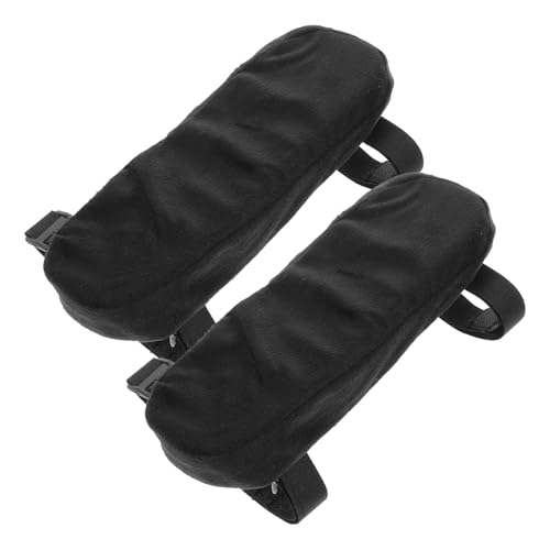 CLISPEED Hochwertiges Armlehnenpolster aus Memory Schaum rutschfeste Elastische Stuhlarmauflagen für Büro Gaming Rollstühle Ergonomisches Komfortables Ellbogenstützkissen in Klassischem von CLISPEED