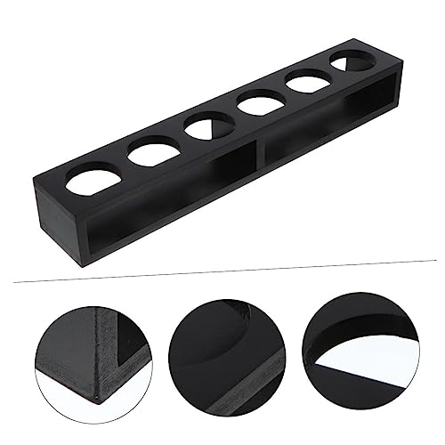 CLISPEED Holz Becherhalter Aufbewahrung Rack für Gläser und Weingläser Praktischer Cup Holder Organizer mit Feiner Verarbeitung Robust und Sicher für Bar Hotel und Haushalt Kratzfest und von CLISPEED